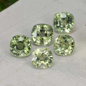 2,70 ct natürliche grüner Saphir-Edelsteine, Kissenschliff, VVS-VS