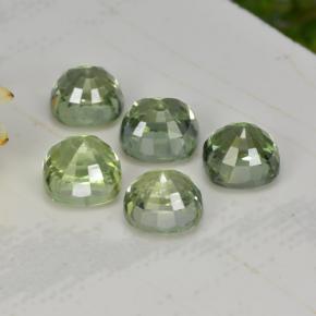 2,70 ct natürliche grüner Saphir-Edelsteine, Kissenschliff, VVS-VS