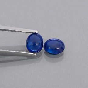  ct natürliche blauer Saphir-Edelsteine, Transparent, Transparent / Lichtdurchlässig