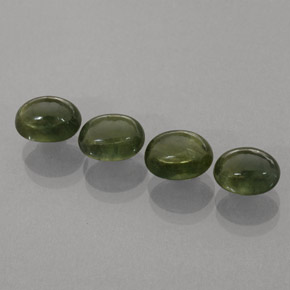  ct natürliche grüner Saphir-Edelsteine, Transparent, Transparent / Lichtdurchlässig