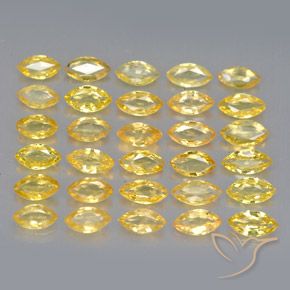 3,68 ct natürliche gelber Saphir-Edelsteine, Marquise, VVS-VS
