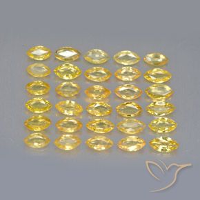 3,68 ct natürliche gelber Saphir-Edelsteine, Marquise, VVS-VS