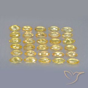 3,68 ct natürliche gelber Saphir-Edelsteine, Marquise, VVS-VS