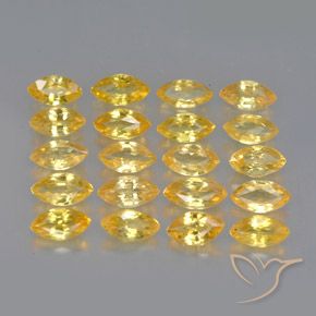 2.26 ct natürliche Golden Saphir-Edelsteine, Marquise, VVS-VS