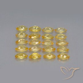 2.26 ct natürliche Golden Saphir-Edelsteine, Marquise, VVS-VS