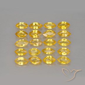 2,53 ct natürliche gelber Saphir-Edelsteine, Marquise, VVS-VS