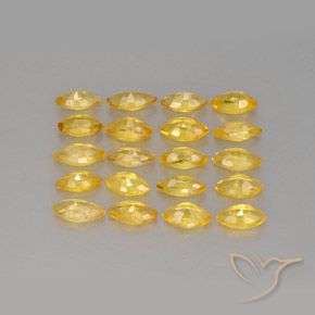 2,53 ct natürliche gelber Saphir-Edelsteine, Marquise, VVS-VS