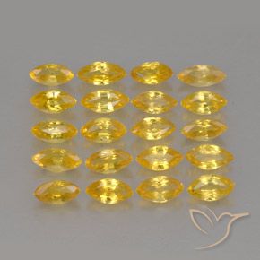 2,26 ct natürliche gelber Saphir-Edelsteine, Marquise, VVS-VS