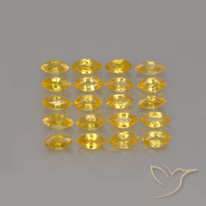 2,26 ct natürliche gelber Saphir-Edelsteine, Marquise, VVS-VS