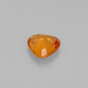 0,77 ctw natürlicher orangefarbener Saphir, Trillion, VVS-VS