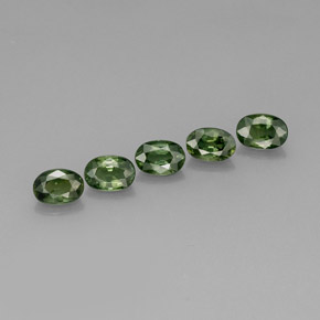  ct natürliche grüner Saphir-Edelsteine, Oval Schliff, VVS-VS
