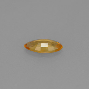 0,50 ctw natürlicher gelber Saphir, Marquise, VS
