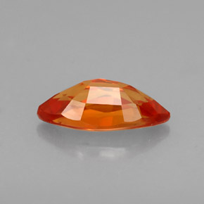 0,97 ctw natürlicher orangefarbener Saphir, Marquise, VVS