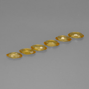  ct natürliche gelber Saphir-Edelsteine, Marquise, VVS-VS