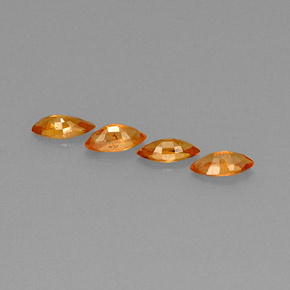  ct natürliche orangefarbener Saphir-Edelsteine, Marquise, VVS-VS