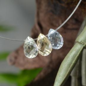 2,12 ct natürliche mehrfarbiger Saphir-Edelsteine, Briolette, VVS