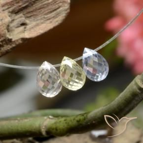 2.29 ct natürliche Mehrfarbig Saphir-Edelsteine, Briolette, VVS