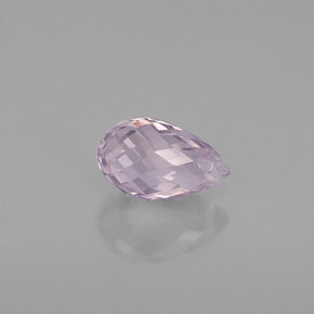 0,91 ctw natürlicher violetter Saphir, Briolette, VVS