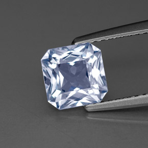 1,82 ctw natürlicher blauer Saphir, Smaragdschliff, VVS