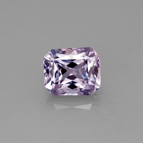 1,86 ctw natürlicher violetter Saphir, Smaragdschliff, VVS