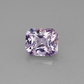 1,86 ctw natürlicher violetter Saphir, Smaragdschliff, VVS