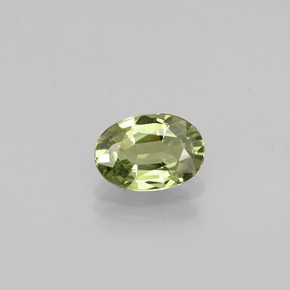 0,57 ctw natürlicher grüner Saphir, Oval Schliff, VVS