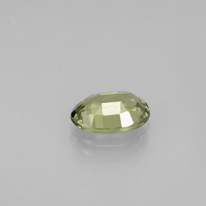 0,57 ctw natürlicher grüner Saphir, Oval Schliff, VVS