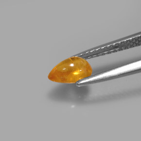 0,81 ctw natürlicher gelber Saphir, Transparent, Transparent / Lichtdurchlässig