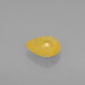 1,22 ctw natürlicher gelber Saphir, Transparent, Transparent / Lichtdurchlässig