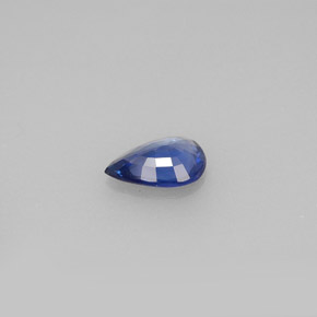 0,62 ctw natürlicher blauer Saphir, Birnenform, VVS