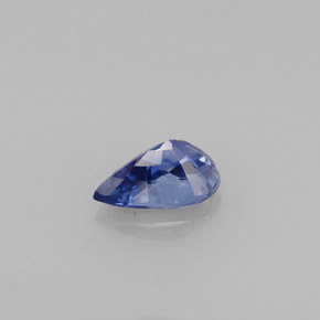 0,72 ctw natürlicher blauer Saphir, Birnenform, VVS-VS