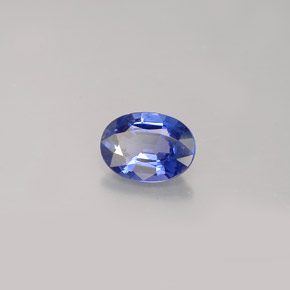 0,87 ctw natürlicher blauer Saphir, Oval Schliff, VVS-VS