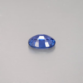 0,87 ctw natürlicher blauer Saphir, Oval Schliff, VVS-VS