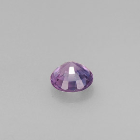 0,45 ctw natürlicher violetter Saphir, Rundschliff, VS