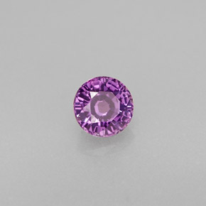 0,44 ctw natürlicher violetter Saphir, Rundschliff, VS