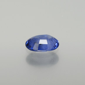 0,76 ctw natürlicher blauer Saphir, Oval Schliff, VS-SI