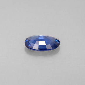 0,76 ctw natürlicher blauer Saphir, Oval Schliff, VS