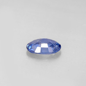 0,73 ctw natürlicher blauer Saphir, Oval Schliff, VS-SI