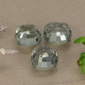2,27 ct natürliche grüner Saphir-Edelsteine, Kissenschliff, VVS-VS