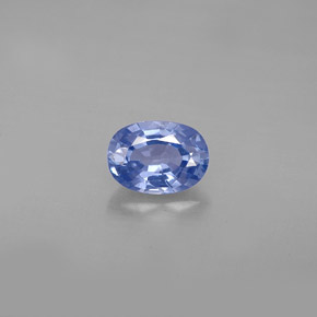 0,98 ctw natürlicher blauer Saphir, Oval Schliff, VS