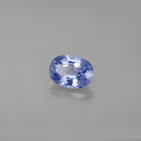 0,98 ctw natürlicher blauer Saphir, Oval Schliff, VS