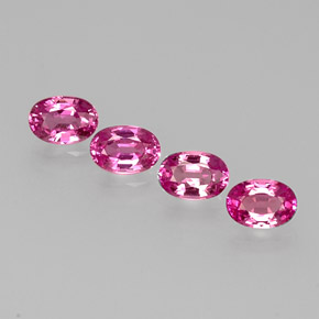  ct natürliche rosafarbener Saphir-Edelsteine, Oval Schliff, VVS-VS