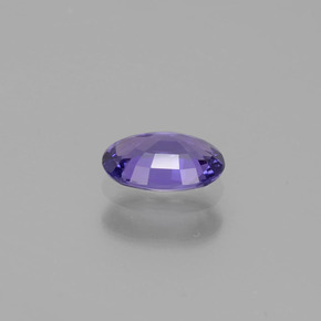 0,51 ctw natürlicher violetter Saphir, Oval Schliff, VVS-VS