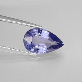 2,60 ctw natürlicher blauer Saphir, Birnenform, VVS-VS