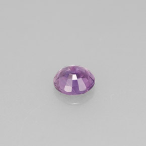 0,53 ctw natürlicher violetter Saphir, Rundschliff, VS