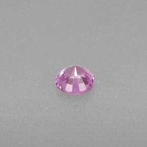 0,46 ctw natürlicher violetter Saphir, Rundschliff, VS
