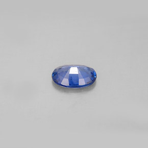 0,77 ctw natürlicher blauer Saphir, Oval Schliff, VS