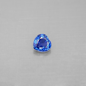 0,43 ctw natürlicher blauer Saphir, Herzform, VS