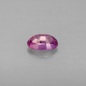 0,69 ctw natürlicher violetter Saphir, Oval Schliff, VVS