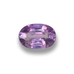 0,52 ctw natürlicher violetter Saphir, Oval Schliff, VVS-VS